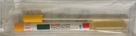 Рис. 2 Транспортная система фирмы Himedia, используемая при взятии материал для дальнейшего бактериологического исследования.